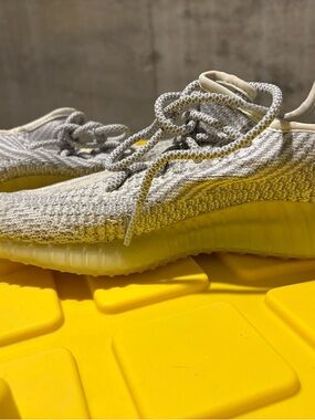 Yeezy Sneakers in Grey and Yellow